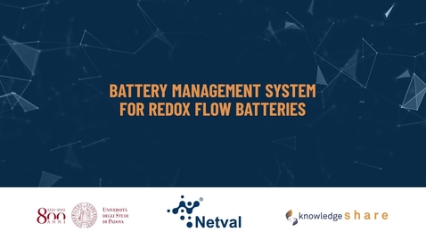 Thumbnail for Nuove tecnologie per batterie a flusso redox / Redox Flow Battery technology