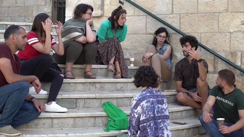 Thumbnail for entry Interview with Martina and Cesare, Civil Peace Corps Volunteers, Bethlehem, Palestine, July 2019