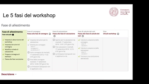 Thumbnail for Incontro su: La valutazione tra pari con il Workshop in Moodle