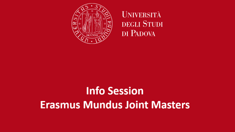 Thumbnail for Erasmus Mundus Actions - call 2024