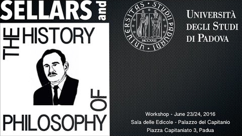 Thumbnail for entry Sellars and the History of Philosophy - Introduction