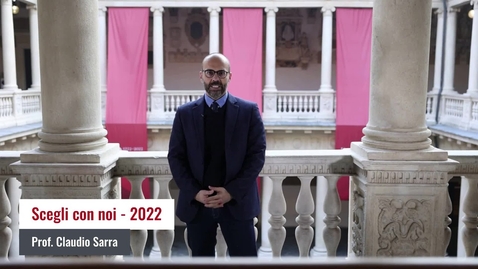 Thumbnail for Scegli con noi 2022_ Prof. Claudio Sarra