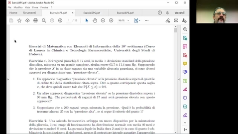 Thumbnail for Lezione 15/1: correzione finale esercizi