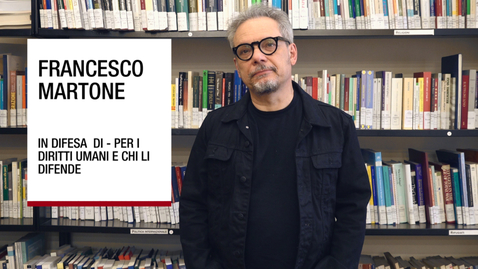 Thumbnail for entry Intervista a Francesco Martone sul tema dei difensori dei diritti umani e delle città rifugio, 17 maggio 2018, Università di Padova