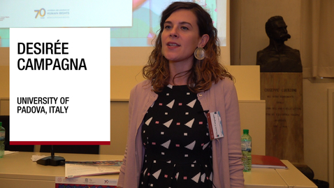 Thumbnail for Interview to Desirée Campagna, Padova, 27 November 2018