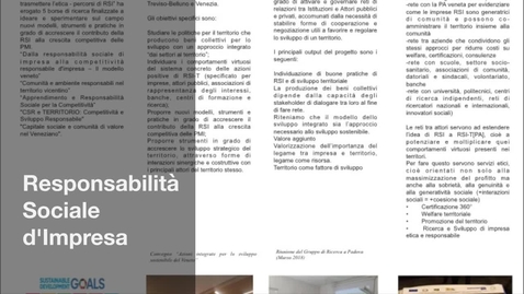 Thumbnail for entry Capitale sociale e comunità di valore nel Veneziano 30 sec