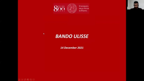 Thumbnail for entry Presentazione Bando Ulisse 2022/2023 ITA-ENG