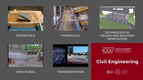 Thumbnail for entry Presentation of First Cycle Degree and Master's Degree in Civil Engineering