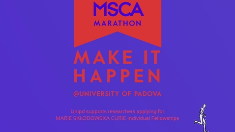 Thumbnail for entry Marie Sklodowska Curie Marathon 