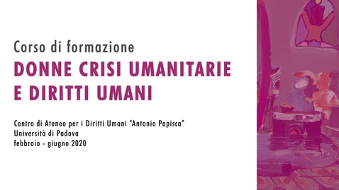 Thumbnail for Intervista a Fatima Farina, Docente di Genere, lavoro e partecipazione sociale