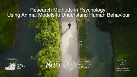 Thumbnail for entry Research Methods in Psychology: Using Animal Models to Understand Human Behaviour (long trailer)