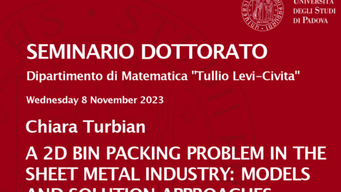 Thumbnail for entry Seminario Dottorato 2023/24 - Chiara Turbian (08.11.2023)
