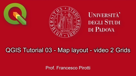 Thumbnail for entry QGIS Tutorial 03 - Map layout - video 2  - grids - New Version