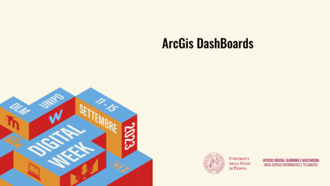 Thumbnail for entry ArcGIS DashBoards