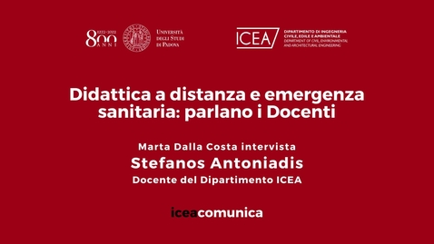 Thumbnail for entry Iceacomunica intervista il Professore Stefanos Antoniadis