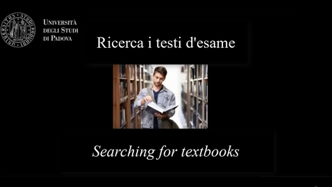 Thumbnail for Geoscienze - Cerca in GalileoDiscovery: i libri di corso (ITA/ENG)