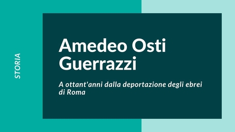 Thumbnail for A ottant'anni dalla deportazione degli ebrei di Roma