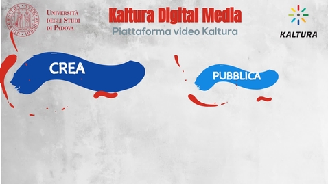 Kaltura digital media - la piattaforma video per l'Università di Padova