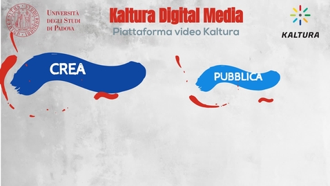 Thumbnail for entry Kaltura digital media - la piattaforma video per l'Università di Padova