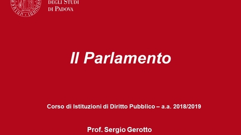 Thumbnail for entry (segue) Il Parlamento (22.11.2018)