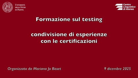 Thumbnail for Incontro 9 dicembre 2025