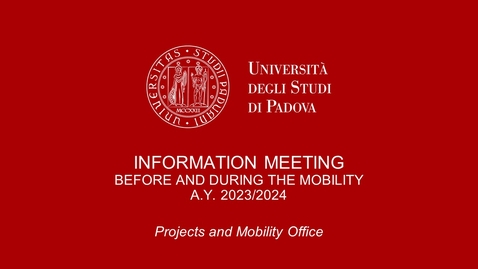 Thumbnail for Webinar - Start of Mobility 2023/24_ENG