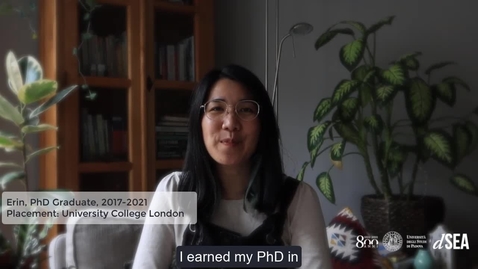 Thumbnail for Erin PhD Alumna 2017-2021