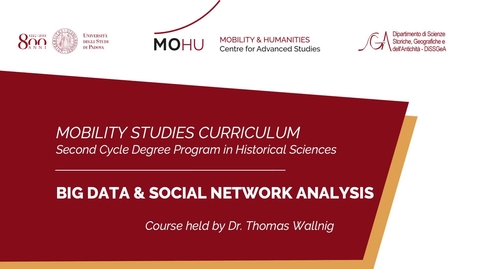 Thumbnail for entry #mobilitystudies - Big Data and Social Network Analysis