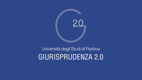 Thumbnail for Giuristi futuri perché studiare a Giurisprudenza 2.0