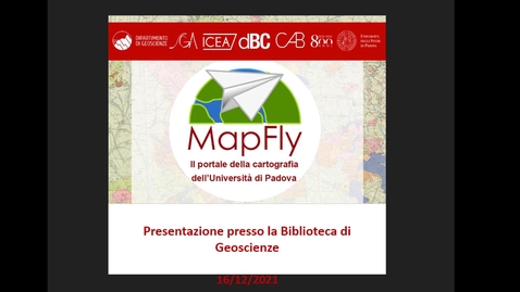 Thumbnail for entry MapFly: giornata di presentazione del 16 dicembre 2021