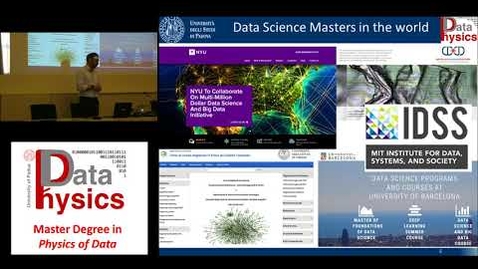 Thumbnail for entry Corso di Laurea Magistrale in Physics of Data - Presentazione