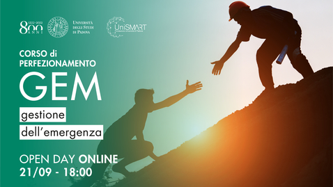 Thumbnail for Open Day Corso GEM - Gestione dell'Emergenza - 21/09/20