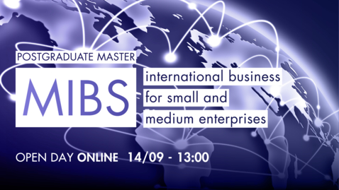 Thumbnail for Open Day Master MIBS - International business for small and medium size enterprises - 14/09/20