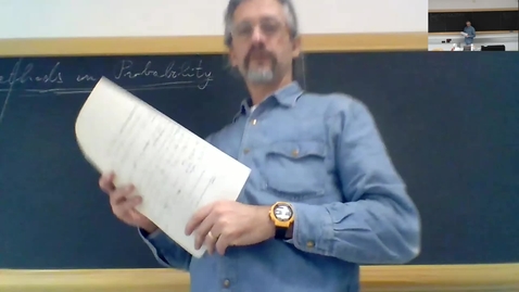 Thumbnail for Numerical Methods in Probability - lecture 1