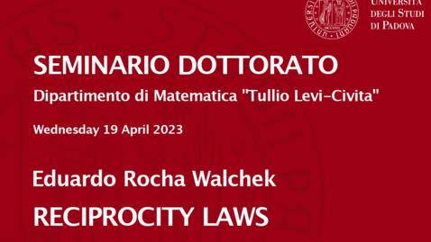 Thumbnail for entry Seminario Dottorato 2022/23 - Eduardo Rocha Walchek (19.04.2023)