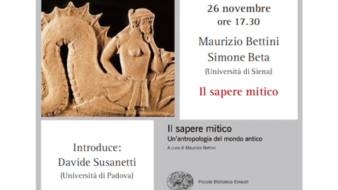Thumbnail for entry Il sapere mitico di Maurizio Bettini e Simone Beta