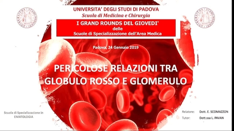 Thumbnail for Pericolose relazioni tra globulo rosso e glomerulo