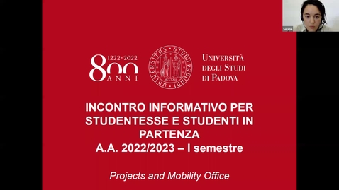 Thumbnail for Incontro per Erasmus/SEMP in partenza nel primo semestre