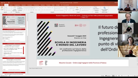 Thumbnail for Intervento Presidente Ordine degli Ingegneri di Padova
