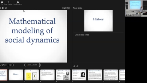 Thumbnail for Complexity of Social Phenomena - Santo Fortunato - lesson one
