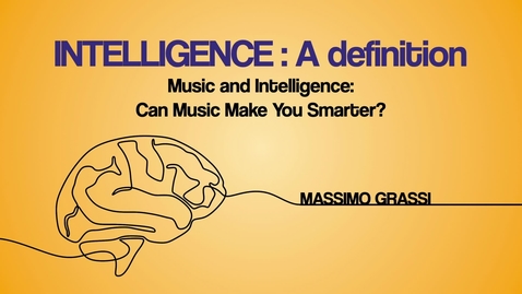 Thumbnail for Intelligence: A Definition