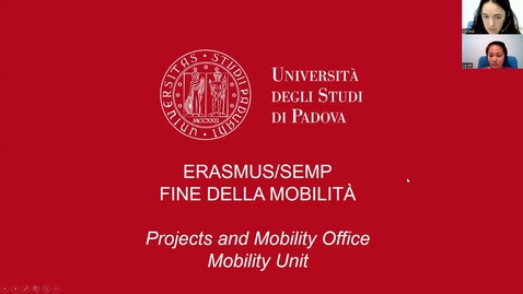Thumbnail for entry ITA Webinar sulle pratiche di fine mobilità - II semestre 22/23