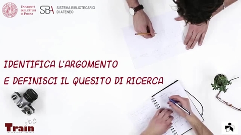 Thumbnail for Identifica l'argomento e definisci il quesito di ricerca - Scienze Sociali