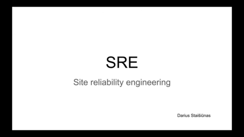 Thumbnail for entry Industrial track- Software reliability engineering (D. Staišiūnas); Building and Maintaining SOC (NRD CS); AI for defence (Startup IMINT.AI, K. Sadauskas)