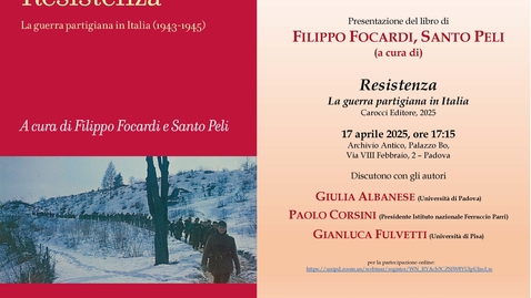Thumbnail for Presentazione libro Focardi e Peli