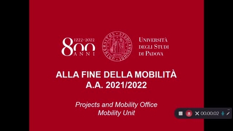 Thumbnail for entry Alla fine della mobilità Erasmus/SEMP