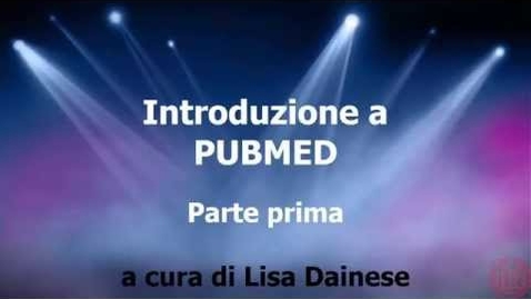 Thumbnail for PubMED- Introduzione