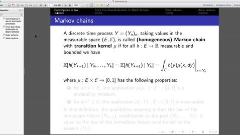 Thumbnail for entry Numerical Methods in Probability - lecture 3