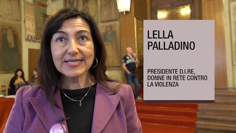 Thumbnail for entry Intervista a Lella Palladino, Presidente D.i.Re, Donne in Rete contro la Violenza, 6 novembre 2018