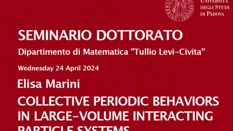Thumbnail for entry Seminario Dottorato 2023/24 - Elisa Marini (24.04.2024)
